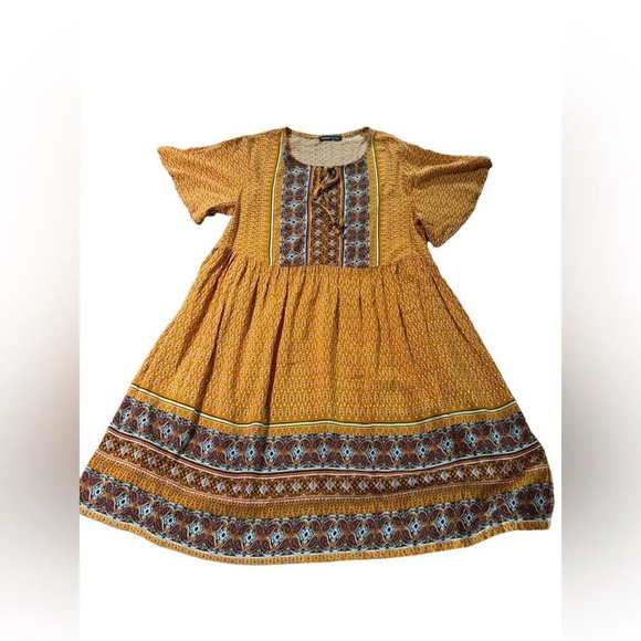 SHEIN Dresses & Skirts - SHEIN short sleeve dress mini or tunic size Medium FINAL PRICE